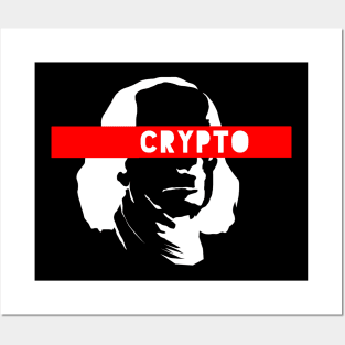 Benjamin Franklin - CRYPTO Posters and Art